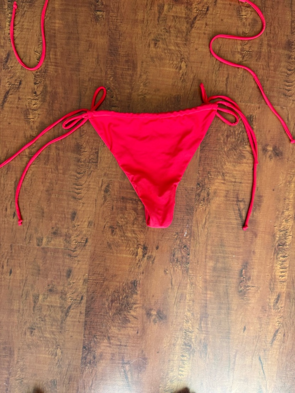 Red Triangle String Bikini Set - Picture 2 of 3